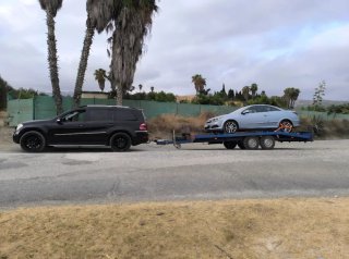 Remolque porta coches, plataforma