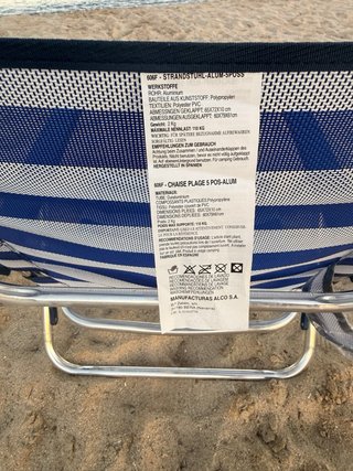 Silla de Playa Plegable