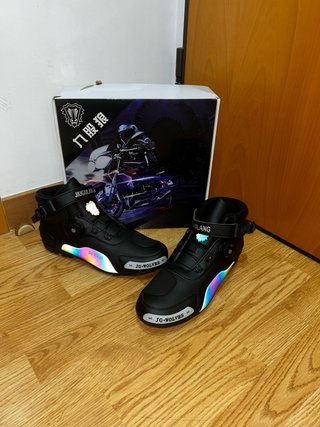Botas de Moto JG-Wolves Negras