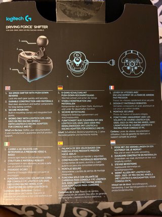 Logitech Driving Force Shifter Nuovo