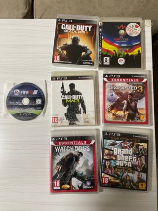 Consola PlayStation 3 (PS3) con juegos