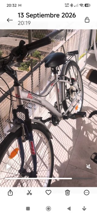 Bicicleta de ciudad City Travel 26 pulgadas.