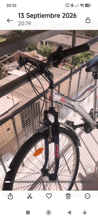 Bicicleta de ciudad City Travel 26 pulgadas.