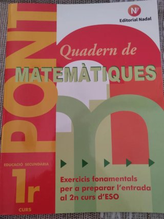 Pont Educació Secundària, 1r curs : exercicis f...
