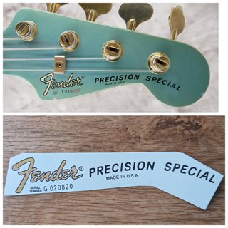 #34#Decal Fender Precision Special USA