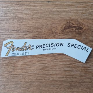 #34#Decal Fender Precision Special USA