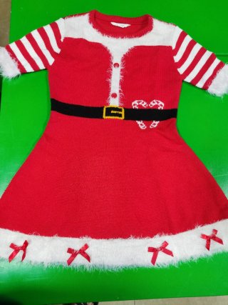 Vestido Navidad Primark T-8/9 años