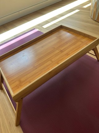 Mesa de Bambú para Cama