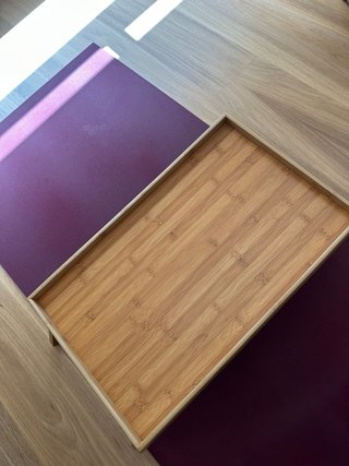 Mesa de Bambú para Cama