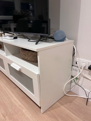 Mueble de TV Blanco IKEA BRIMNES nuevo