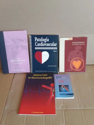 Lote de 5 libros sobre medicina (L024)