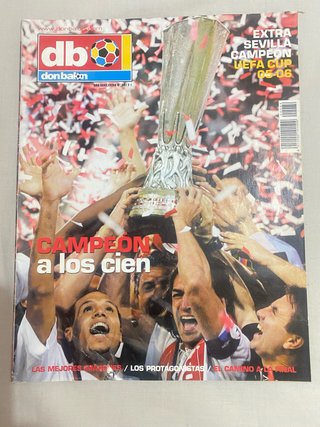 especial don balon uefa 2005/6 campeon sevilla fc