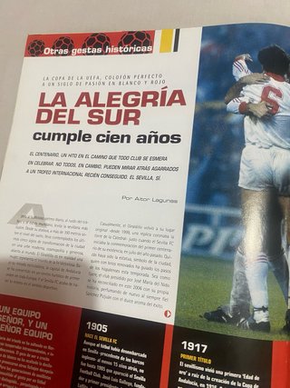 especial don balon uefa 2005/6 campeon sevilla fc