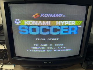 Konami Hyper Soccer Nes Pal-B ESP