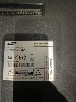TV Samsung 40 para piezas o arreglo