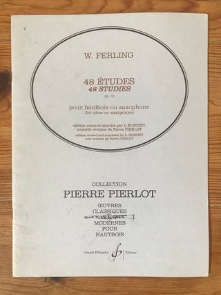 W. Ferling 48 Estudios Oboe/Saxofón Op. 31