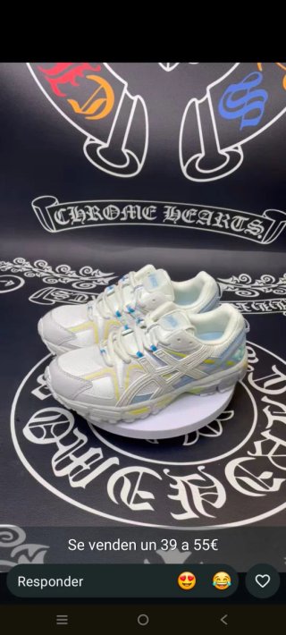 Zapatillas Asics Blancas Talla 39