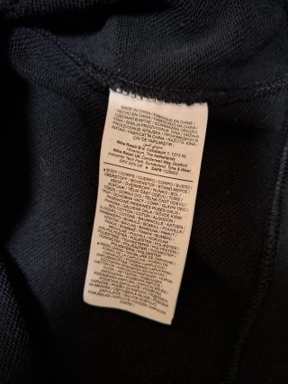 Sudadera Nike Negra con Cremallera