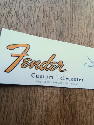 #31# Decal Fender Telecaster custom 1965
