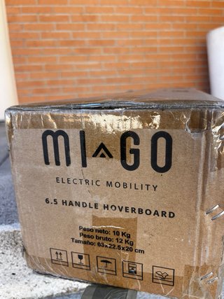 Hoverboard MIGO 6.5” rojo - 2 usos
