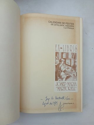 Libro Calendari Festes Catalunya Andorra Balears