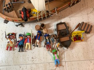 Barco Pirata Playmobil Años 80