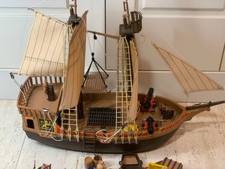 Barco Pirata Playmobil Años 80