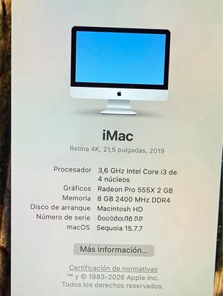 iMac 21,5” Retina 4k 2019