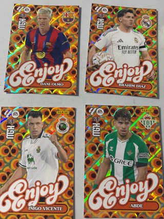 4 Cromos Panini MGK 26/27 Enjoy