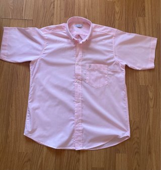 Camisa Manga Corta Carolina Herrera Rosa