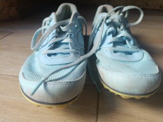 Zapatillas Atletismo Clavos Azul/Gris