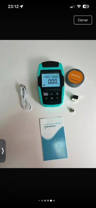 Medidor Fibra Óptica Multifunción Digital