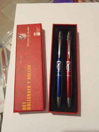 Bolígrafo y Roller Gel Atlético de Madrid