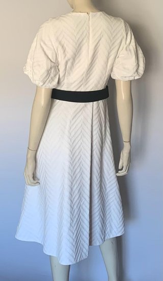 Vestido Carolina Herrera Blanco Talla XXS