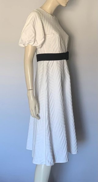 Vestido Carolina Herrera Blanco Talla XXS