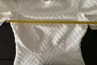 Vestido Carolina Herrera Blanco Talla XXS
