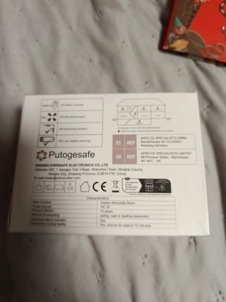 Detector de Monóxido de Carbono Putogesafe