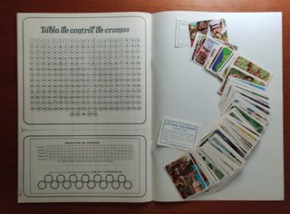 Viajes y Conquistas. Álbum de cromos.