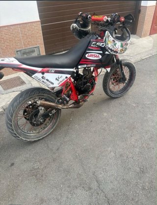 Rieju RR Motocross Negra y Roja