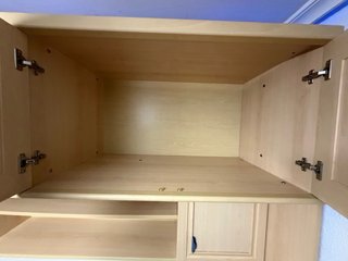 Conjunto de armarios y cama