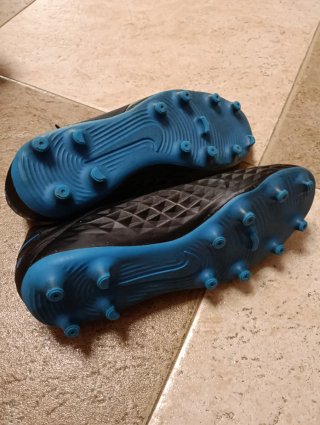 Zapatillas Nike Futbol Talla 40 Negras/Azules