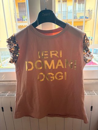 Maglietta Opera con paillettes