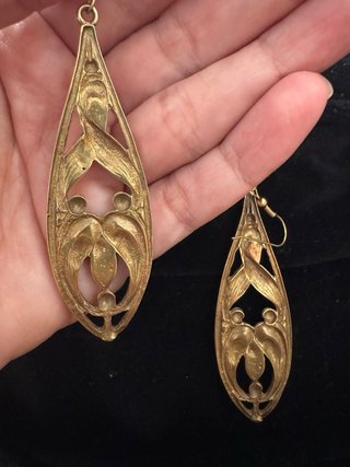 Pendientes Vintage Estilo Art Nouveau