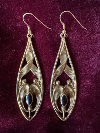 Pendientes Vintage Estilo Art Nouveau