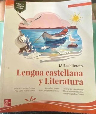 Libro lengua y literatura 1º Bachillerato