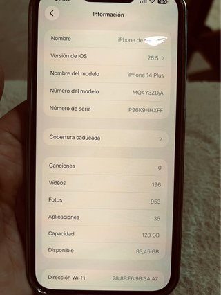 iPhone 14 Plus Blanco