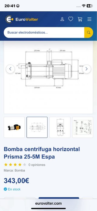 Bomba Centrífuga ESPA