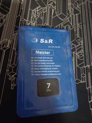 Set de 7 Brocas Universales S&R