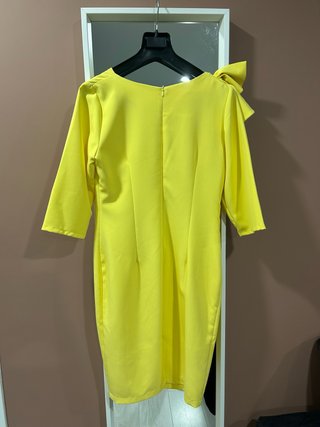 Vestido Elegante Simona Blu Amarillo