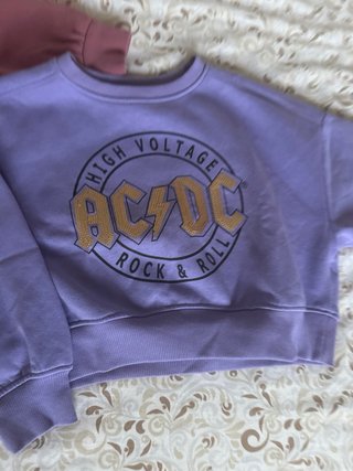 Sudadera Minnie Mouse Rosa Y sudadera ACDC